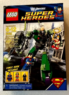 LEGO Super Heroes DC SUPERMAN VS POWER ARMOR LEX 6862 lacrado novo na caixa aposentado - Imagem 1 de 2