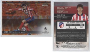 2020-21 Stadium Club Chrome UCL Orange Yellow Electric Wave Refractor Joao Felix