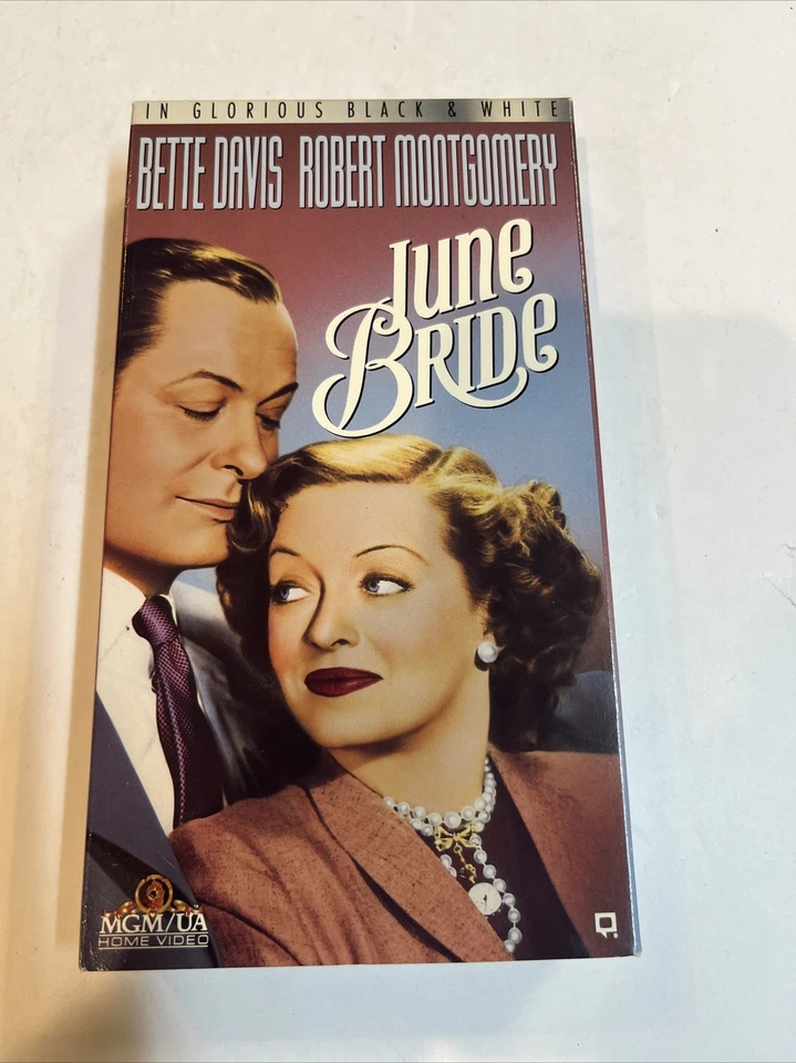 June Bride (VHS, 1992) Bette Dsvis • Robert Montgomery | MGM/UA - Imagem 1 de 4