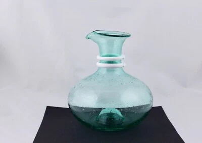 CAJA Y BARRIL PAOLA NAVONE RIVIERA VIDRIO SOPLADO A MANO JARRA DE VINO JARRA - COMO NUEVO Foto 1 de 4