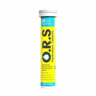ORS O.R.S Hydration Electrolyte Tablets Lemon Tube of 24