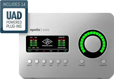 UNIVERSAL AUDIO APOLLO SOLO TB3 HERITAGE EDITION SCHEDA AUDIO THUNDERBOLT - Immagine 1 di 4