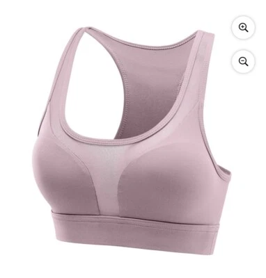Nuevo Sujetador Deportivo Mujer con Bolsillo Trasero para Fitness Yoga Ejercicio/Beige, Talla XL Foto 1 de 4