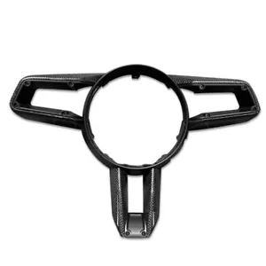 Cubierta de volante de fibra de carbono apta para Porsche 911 992 2020-2023 Taycan - Imagen 1 de 4