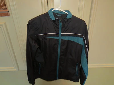 Women's jacket windbreaker zip up BCG S SMALL FITS LIKE A M MEDIUM long sleeve - Image 1 of 3