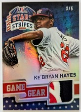 🔥 2015 Panini USA Baseball Stars & Stripes /5 KE'BRYAN HAYES 3-Color Patch 🔥