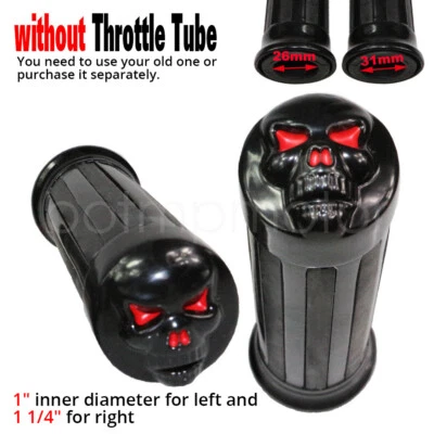 Par de empuñaduras de manillar de motocicleta para Yamaha V Star 650 XVS650 clásicas personalizadas Foto 1 de 4