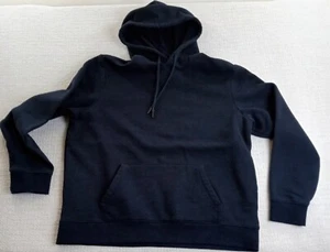 Evergreen Men Sweatshirt XL Navy Fleece Pullover Drawstring Hoodie Athletic Soft - Bild 1 von 9