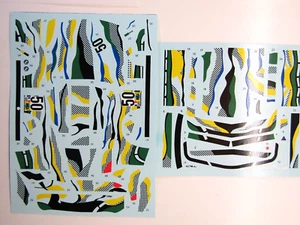 Decalpool 1/24 BMW 320i Art Car Roy Lichtenstein Le Mans 1977 Decal Sheet DP313 - Bild 1 von 7