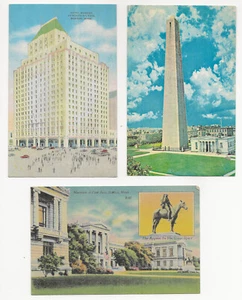 Postales de colección Massachusetts gerente de hotel Bunker Hill Museum Rockwell sin usar - Imagen 1 de 8