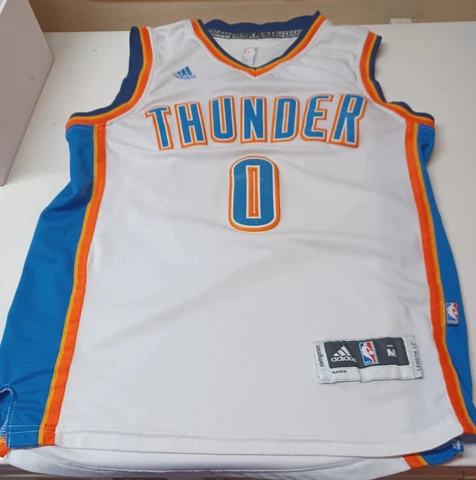 Russell Westbrook OKC Thunder Oklahoma City Jersey Adidas Med *READ DESCRIPTION* Cover
