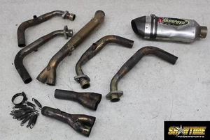 06-09 YAMAHA YZF R6S R6 AKRAPOVIC FULL EXHAUST MID PIPE MUFFLER SLIP ON HEADER - Picture 1 of 23
