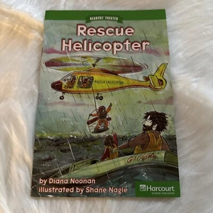Harcourt Rescue Helicopter Book Grade 2 Reader Level by Diana Noonan - Picture 1 of 4