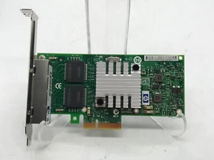 HP NC365T 4-port Gigabit Ethernet Network Adapter PCIe 593720-001 593743-001 - Picture 1 of 7