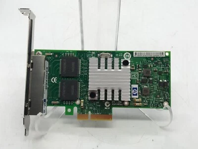 HP NC365T 4-port Gigabit Ethernet Network Adapter PCIe 593720-001 593743-001 - Image 1 of 4