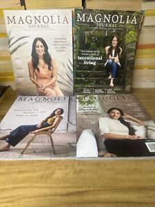Magnolia Journal Magazine LOT of 4 Issues Bundle Joanna Gaines Book Lot