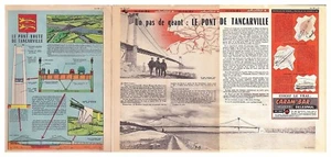 1959 DOCUMENT (ref CG 28) PONT-ROUTE DE TANCARVILLE  TAVARD - Picture 1 of 1