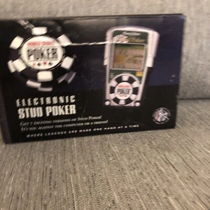 WSOP Stud Poker Handheld Portable Game Computer Excalibur Electronics 471-WSOP - Picture 1 of 3