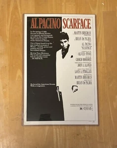 Scarface Movie Poster Al Pacino Tony Montana 11x17" in Plastic Protecter Sleeve - Picture 1 of 2