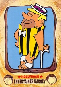 Barney Rubble Entertainer  The Flinstones Chris51 Parody Card Bedrock Folk