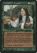 Daughter of Autumn  Homelands MtG  LP to NM