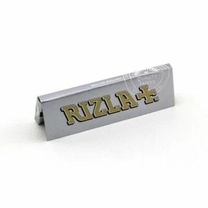 Papel de liar para cigarrillos 100 % genuino RIZLA SILVER papel de liar regular Reino Unido - Imagen 1 de 7