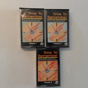 Time To Remember 3 MC Set Monroe Holly Cole Boone Valens Hyland Lee Anka Presley - Imagen 1 de 1