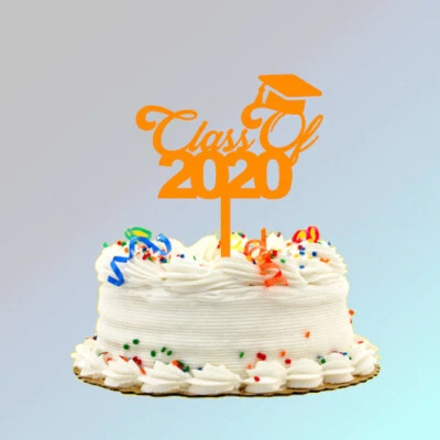 Topper de pastel clase de plástico 2021 (6 pulgadas de ancho, 7,5 pulgadas de alto) Foto 1 de 2