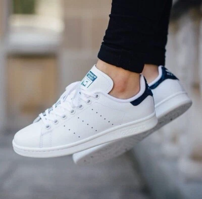 Adidas Originals Stan Smith Women’s Athletic Shoe White Sneakers Footwear #224 - Image 1 of 4
