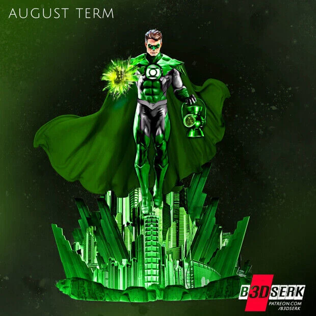 Kit Modelo Estatua Escultura Resina Linterna Verde DC Sin Pintar/Sin Montar Foto 1 de 1