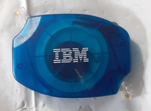 Vintage IBM Retractable Ethernet LAN Network Cable retractable – Blue Promo Swag - Picture 1 of 3
