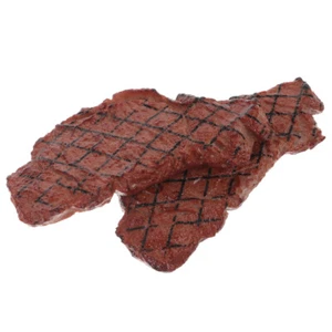 2Pcs Fake Cooked Roast Beef Simulation Food Steak Model Cooking Toy - Picture 1 of 12