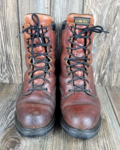 Vintage Red Wing Holzfäller Stiefel Arbeit 3006 Braun Leder Herren Größe 8D Hergestellt in den USA - Bild 1 von 21