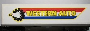 2 "WESTERN AUTO" Store DECALS STICKER SET fit Stomper Semi TRAILER Truck - Picture 1 of 2