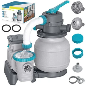 Bestway 58497 Sandfilterpumpe 5678 l/h – Poolpumpe mit ChemConnect & Zubehör - Bild 1 von 13