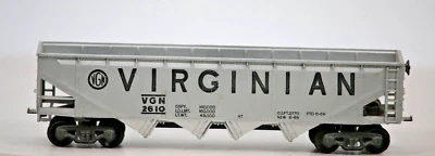 HO Scale 2610 ATHEARN Virginian 4 Bay Hopper Train  1:87 Gauge Spring Trucks - Image 1 of 4