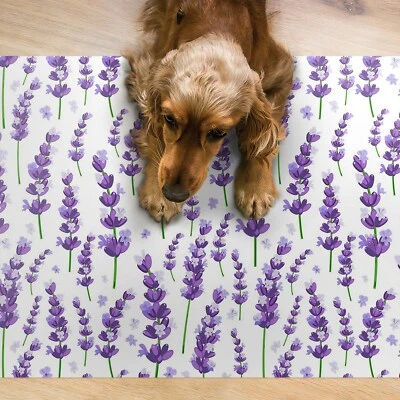 Napfunterlage Hundenapf Fressnapf Katzennapf Napf Motiv Haustiere Lavendel - Bild 1 von 4