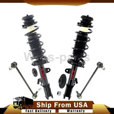 4x Suporte Frontal e Kit de Ligação de Barra Estabilizadora Compatível com Nissan Versa Note 2014-2018 - Imagem 1 de 4