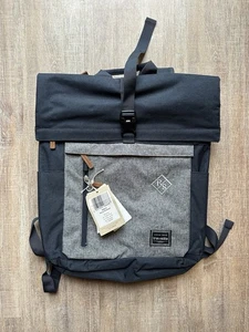 Travelite Rolltop Rucksack Blau Damen Uni Laptop Laptoprucksack Neu OVP Schwarz - Bild 1 von 3