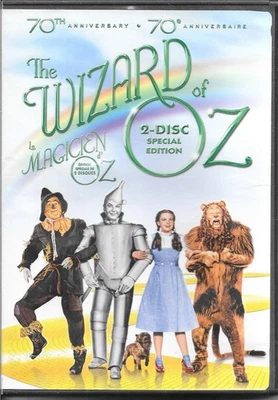 THE WIZARD OF OZ-70th Ann-2 DVD SET-2009-ENGLISH/FRENCH-FREE SHIPPING IN CANADA - Image 1 of 4