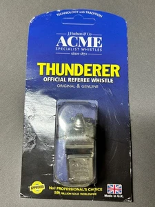 ACME Thunderer Offizielle Schiedsrichterpfeife 58 Silber vernickelt - Bild 1 von 3