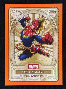 2025 Topps Marvel Mint Captain Marvel 13/25 Orange #81 - Picture 1 of 2