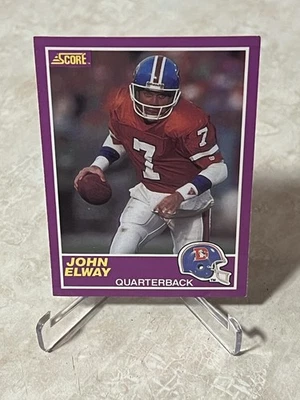 1989 Score Supplemental - John Elway #339S - Image 1 of 2