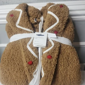 🎄Pottery Barn Gingerbread Robe Size ME🎄Small Petit 001 - Picture 1 of 3
