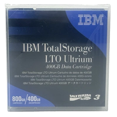 IBM LTO Ultrium 800GB Compressed / 400GB Data Cartridge #24R1922 LTO-3 - Image 1 of 3