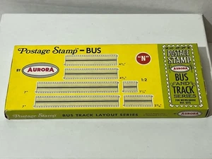 AURORA BRIEFMARKEN BUSSYSTEM #4411 6 GERADE GLEISE SORTIMENT VINTAGE N - Bild 1 von 5