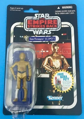 STAR WARS  VINTAGE COLLECTION C-3PO VC06 BOBA FETT MAIL AWAY OFFER - Image 1 of 2