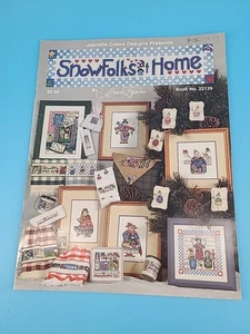 Snow Folks At Home By Alma Lynn Cross Stitch Pattern Book Jeannette Crews 22139 - Bild 1 von 2