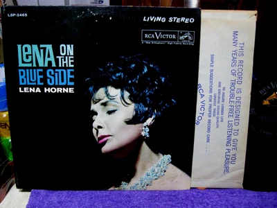 LENA HORNE "LENA ON THE BLUE SIDE"  VG+++ CLEAN Vinyl  1962 JAZZ SOUL BLUES Foto 1 de 4