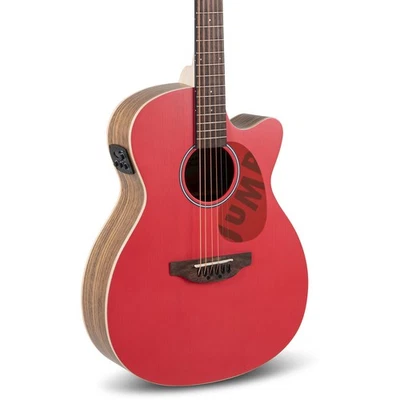 Ovation Applause AEO-69 Jump GA A/E Guitar, Solid Spruce Top, Lipstick - Image 1 of 4